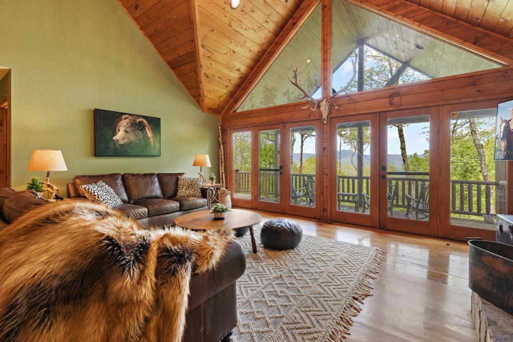 Lucky Bear Cabin เบนเนอร์เอลค์ ภายนอก รูปภาพ